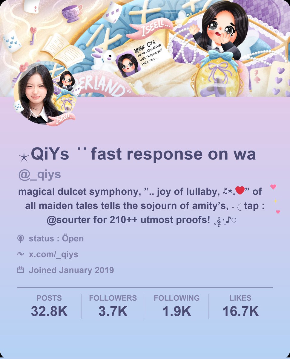 𓇼QiYs ˙𐃷˙ fast on wa tweet media