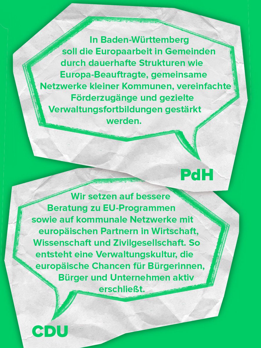JefTue's tweet photo. Eine Verwaltung die Europa mitdenkt ist essenziell, um die Vorteile Europas auch Realität werden zu lassen.
Wie die Parteien das bei der #LTW26 mitdenken, ausführlich wie immer auf unserer Website 
https://t.co/5saxR2xuk7 https://t.co/joqn0c8Swm