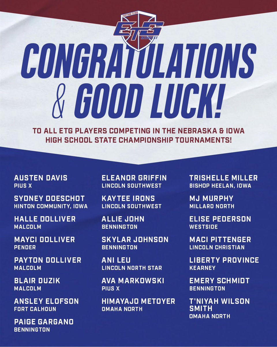 ETG Midwest Elite Girls 3SSB tweet media