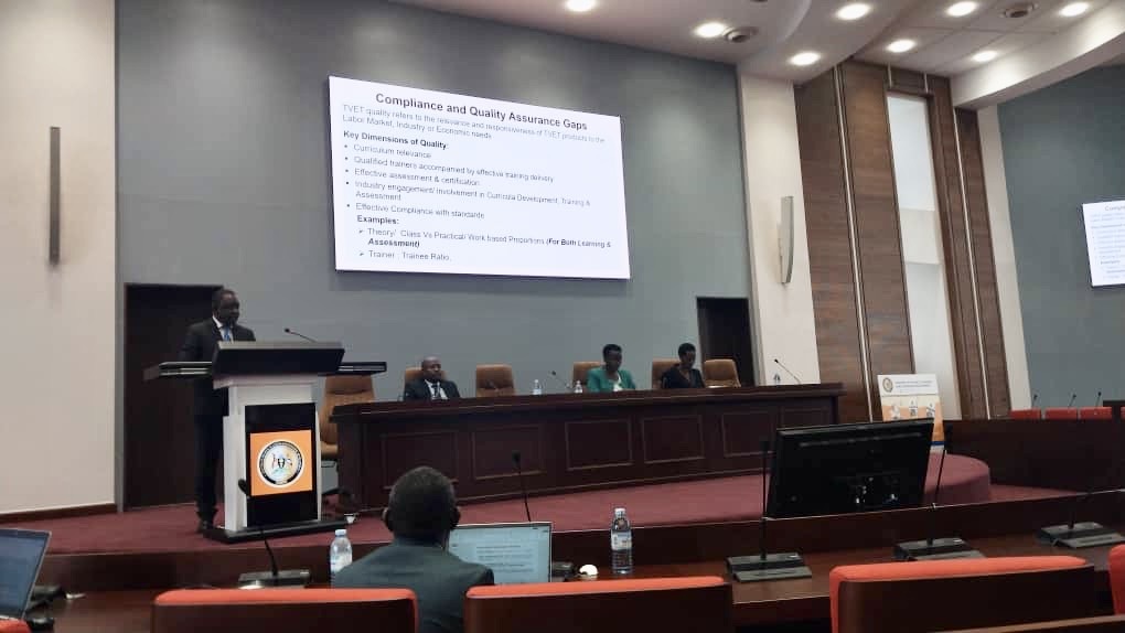 Our Executive Director Mr. Kasakya Moses today presented at the 8th strategy implementation Group meeting at <a href="/mofpedU/">Ministry of Finance</a>  .He emphasized strengthening TVET to address skills gaps, boost private sector competitiveness and support Uganda 10-Fold growth strategy <a href="/ED_TvetC/">ED, TVET Council</a> <a href="/ChairTvetC/">Chairperson, TVET Council</a>