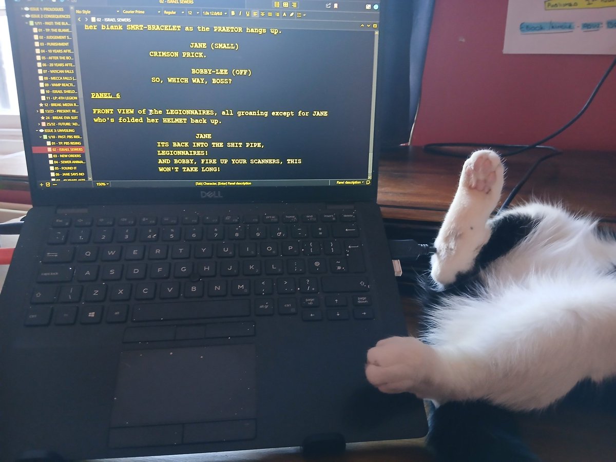 DDLomax's tweet photo. Not a distraction at all...
#tuxedokitty #writingcommunity #Wednesdayhump https://t.co/m4g9kZRWoE