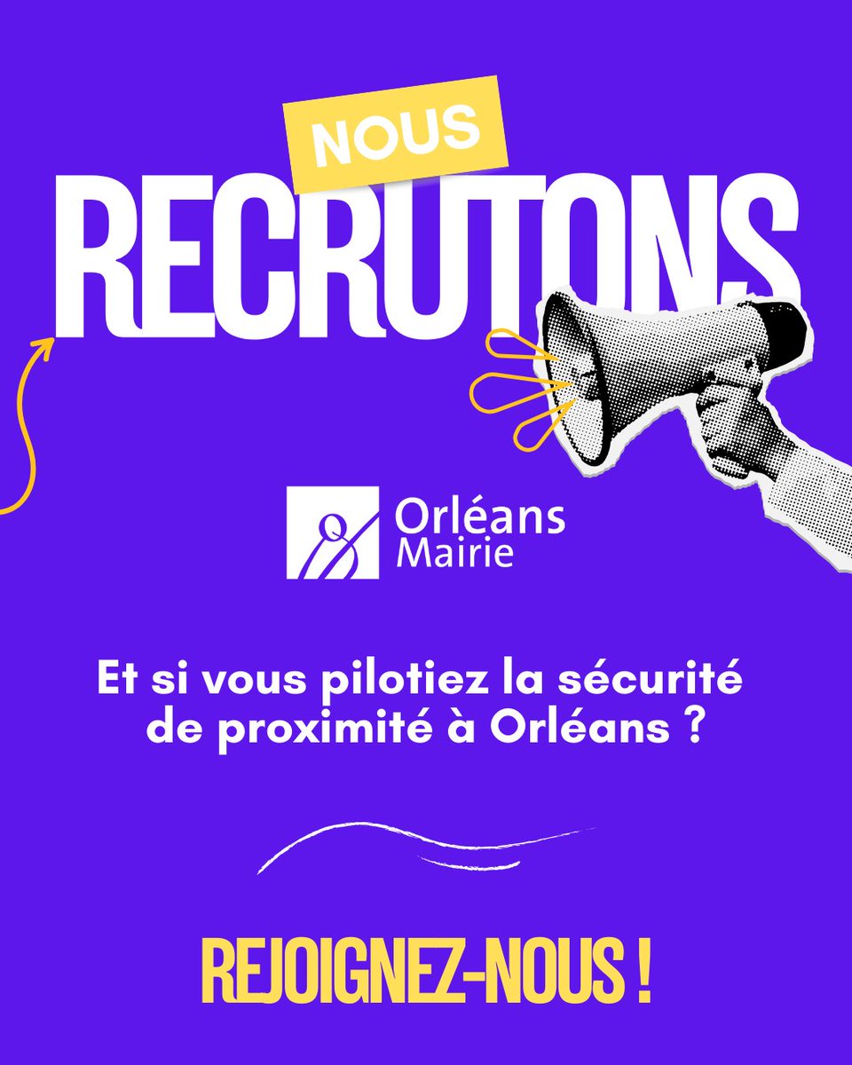 VilledOrleans's tweet image. 👮‍♂️ Management, coordination, terrain.

La Ville d’ #Orléans recrute un Adjoint au responsable du pôle Îlotage pour sa Police Municipale afin de piloter les équipes de proximité et renforcer la sécurité dans tous les quartiers. 👉 orleans-metropole.gestmax.fr/3555/1/adjoint… #Emploi