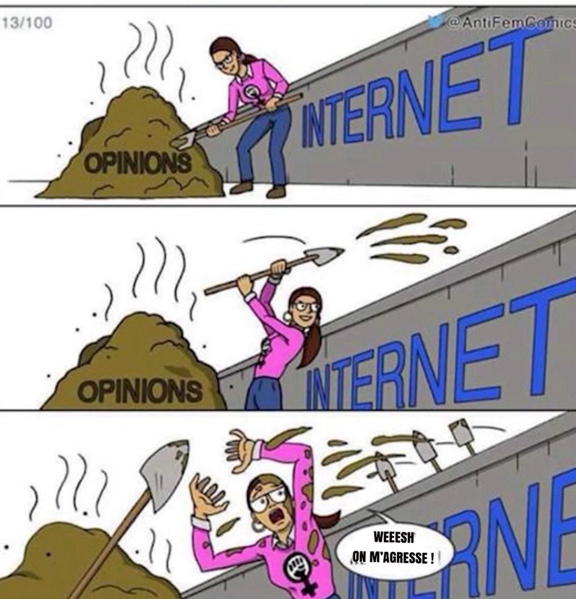Zaimjereorde's tweet photo. @cocoministre @LecompteDeJules T’es conne, tu t’affiches,tu fais ta babtou solide en employant un discours de mec 2 cité .T’es prise la main dans le sac dans ton harcèlement, elle te rend la monnaie de ta pièce et finalement on se rend compte que t’es une bonne Babtou fragile qui fait la folle sur les réseaux https://t.co/qBe5LtrhNj