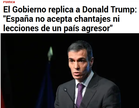 El gobierno de España solo acepta chantajes de Marruecos, de los ...