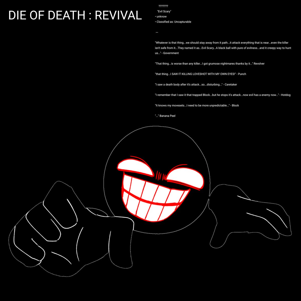 Ch4rliex2RUhere's tweet photo. Ok y'know what?...
Evil scary infomation
#dieofdeath #Evilscary https://t.co/E3MVnc7DVI