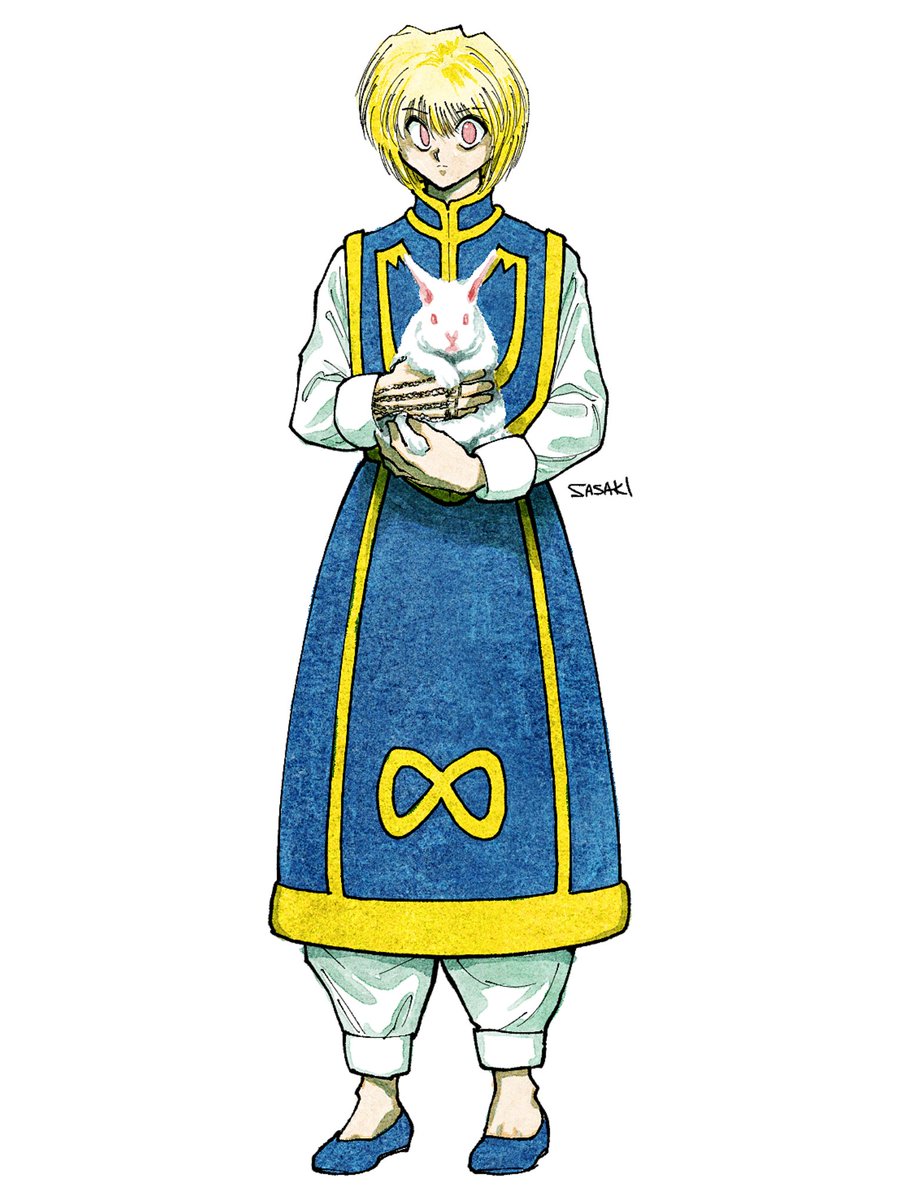 sasaki_koguma's tweet image. kurapika &amp;amp; 🐇

easter
#hxhfanart