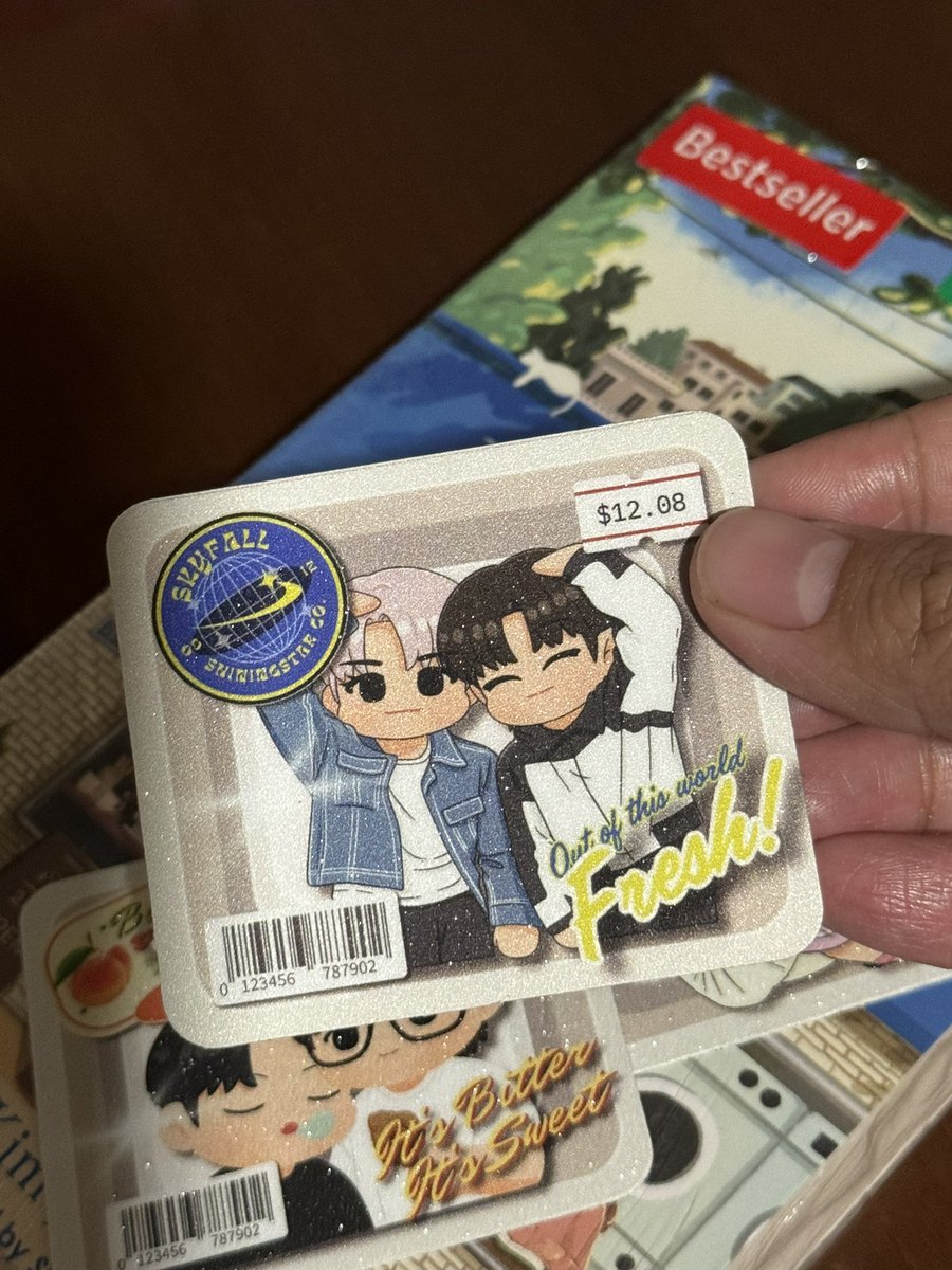 IT TURNS OUT SOOO PRETTY. A preview of my grocery glitter stickers freebies🥰🥰🥰