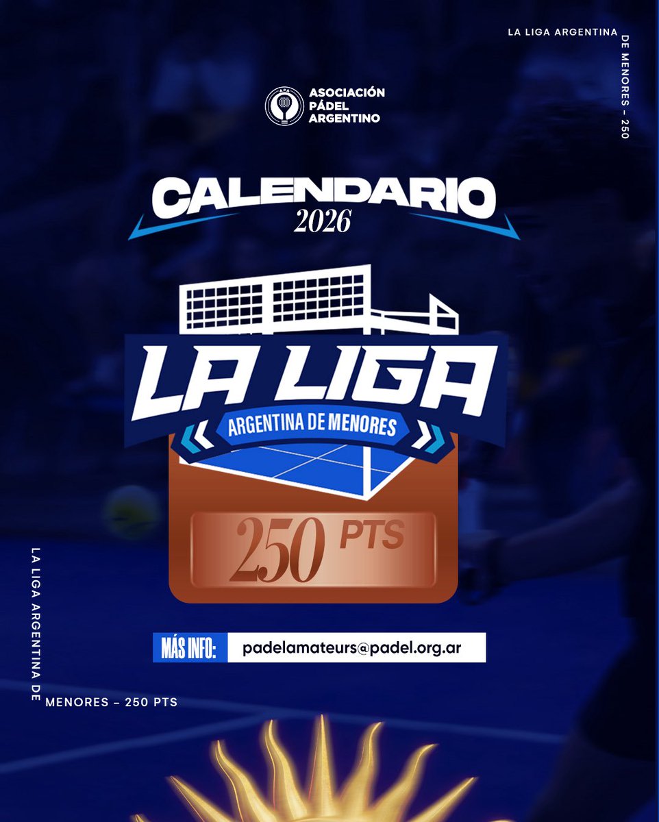 Asociación Pádel Argentino (APA) tweet media