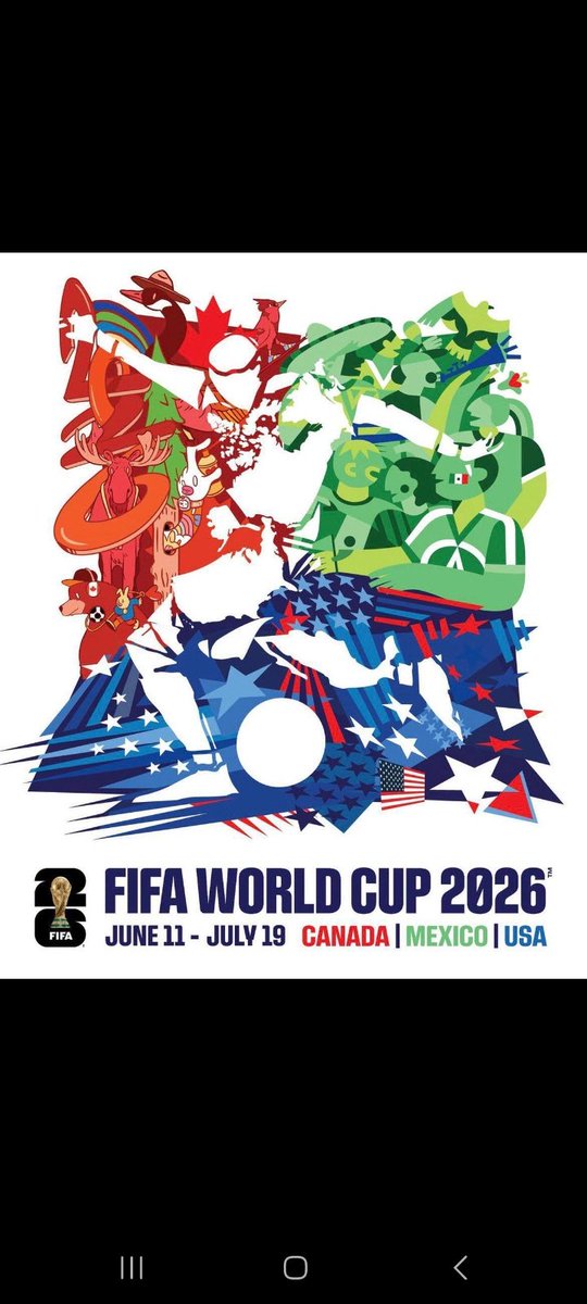 The official FIFA poster for 2026 World Cup has been officially released 
How do we even evaluate the creativity!!
