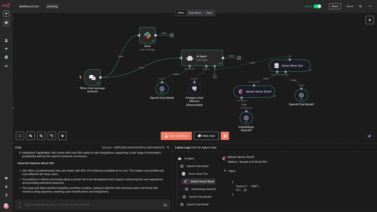 IsraelBuilds's tweet photo. I invested over $900 to Collect 8,000+ n8n Workflow Templates, So You Don’t Have to Start From Scratch

Over the last few years, I invested in gathering and organizing a library of 8,000+ high-quality n8n workflow templates.

If you're building AI automations, CRM systems, scraping systems, or internal business workflows, the heavy lifting is already done.

What’s Inside:
• Full AI / LLM automation systems
• RAG pipelines & autonomous agent frameworks
• Lead handling and CRM automation logic
• Web scraping and research workflows
• Business operations & reporting systems
• Content creation & growth automations
• SaaS & web app support workflows

How It Works
This is NOT a SaaS.
No monthly fees.
No hosted platform.

It’s a local-first reference library.
You simply:
Import the JSON template into your own n8n instance
Plug in your credentials
Customize and deploy
You keep 100% control over your data and accounts.

Categories Included:
• AI / LLM (from simple prompts to advanced agent systems)
• Growth & Marketing automation
• Data scraping & reporting
• Development & product workflows

If you’re serious about automation and don’t want to build every workflow from zero, this will save you months of setup time.

Follow me, check comments and send a dm for details.

#AI #Automation #AIagents #n8n #BuildInPublic