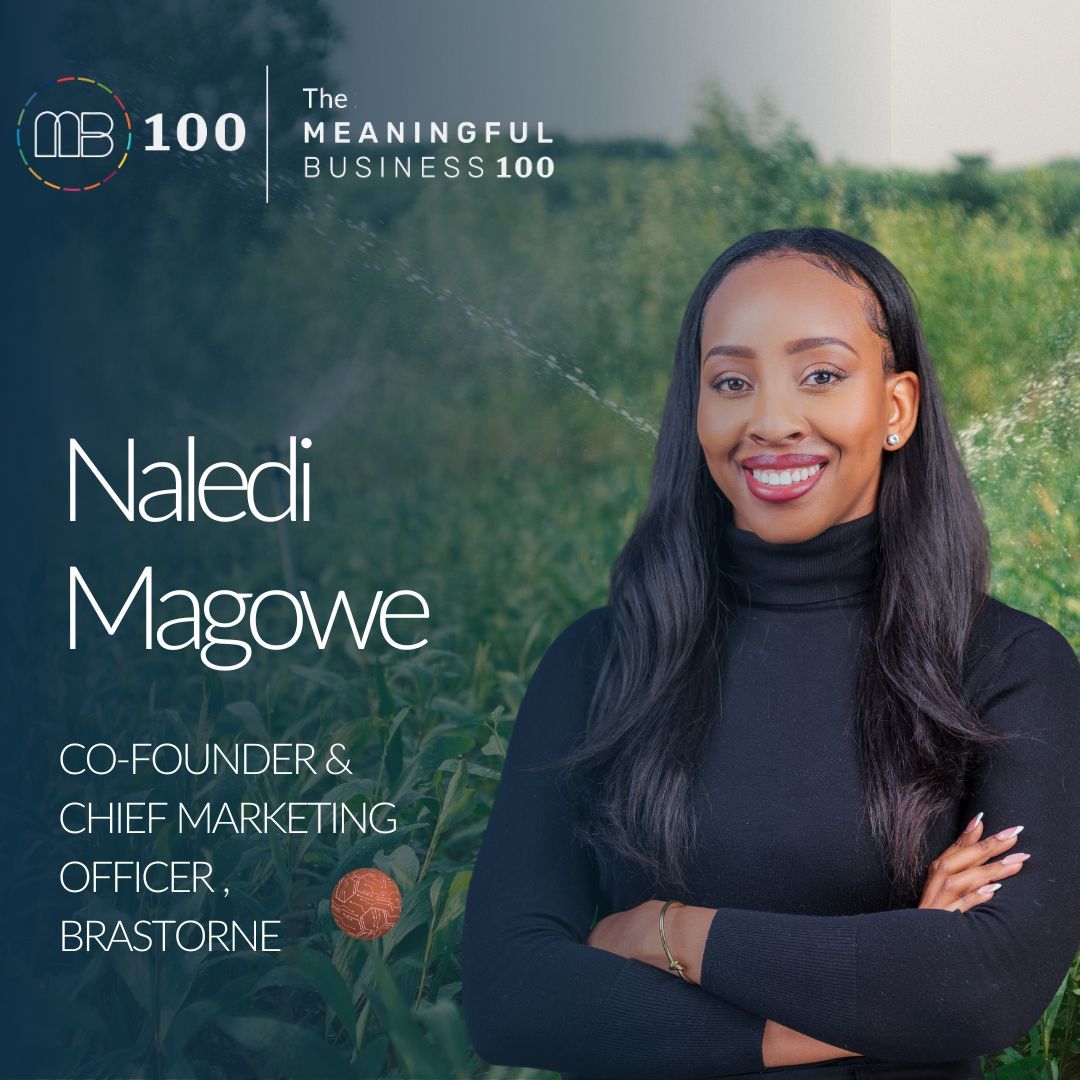 Congratulations to Naledi Magowe, our Co-Founder and Chief Marketing Officer, for being recognised in the hashtag#MeaningfulBusiness100. 

Read Naledi’s full interview by following the link: meaningful.business/2026/03/02/bui…