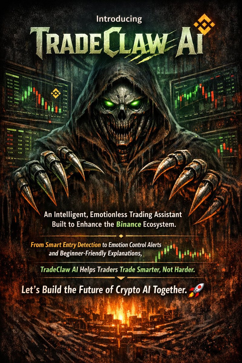 RakibKhan175080's tweet photo. @binance Introducing TradeClaw AI β an intelligent, emotionless trading assistant built to enhance the Binance ecosystem.
From smart entry detection to emotion control alerts and beginner-friendly explanations
#OpenClawAI
#BuildOnBinance https://t.co/Kaqy6u22aK