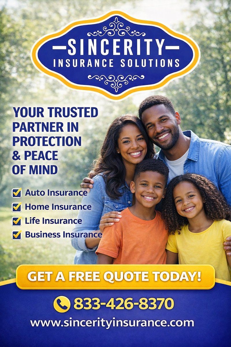 Offering insurance solutions with integrity.  Independent insurance agency because we work for YOU to find the right insurance company to fit your needs.  

#az #il #mi #mo #nc #ok #tn #tx #wi