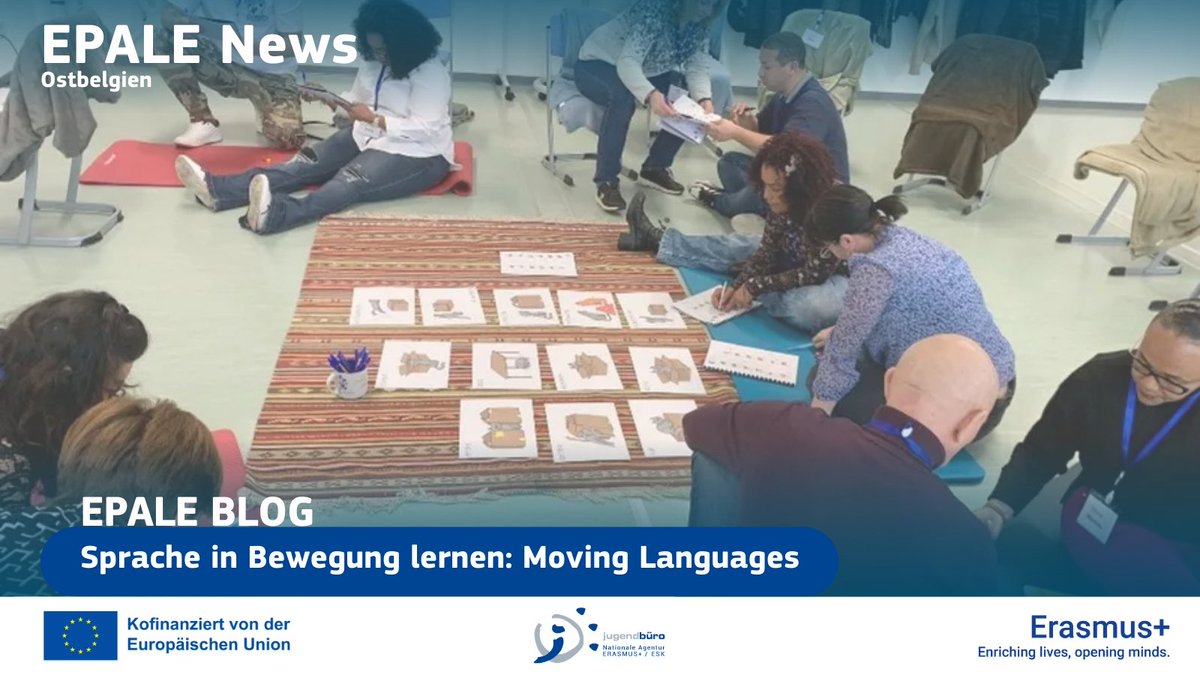🗣️ Sprache in Bewegung lernen 🚶‍♀️
Die Methode Moving Languages verbindet Bewegung, Storytelling &amp; Sprachimmersion. Statt Frontalunterricht stehen Interaktion, Rhythmus und körperliche Aktivitäten im Mittelpunkt - erfahren Sie mehr im #EPALE-Blogpost👉 bit.ly/4rNYvWi