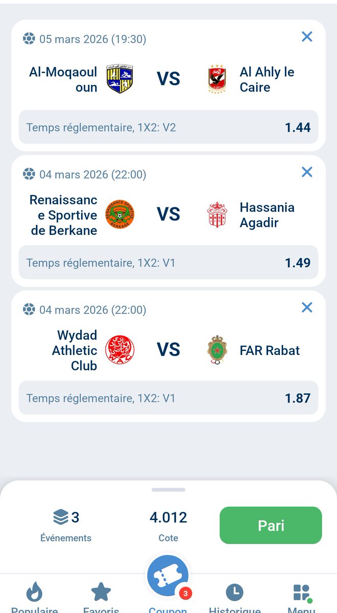Comme toujours 100٪