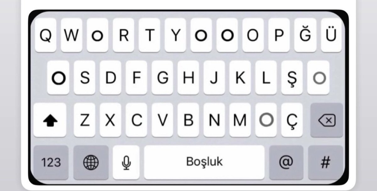 Cizre ve Silopililerin kullandığı klavye