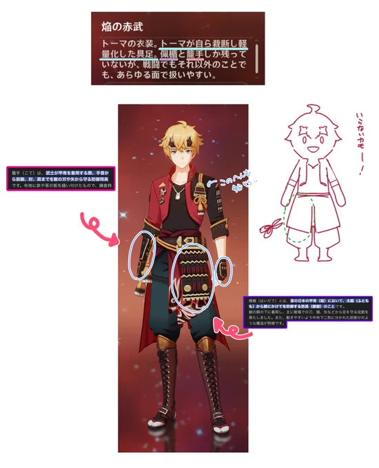 ほんとに🍡のここ何年経っても味するから話したいんだけど、
あのガチガチの戦闘具を使いやすい且つ普段着と合う形にまで自分で持ってったったのすごすぎん?
どうしたら
せや!ここ切ってここ繋げたろ〜!
ってなるの。お前って男は良すぎる。パリコr出た方がいい 