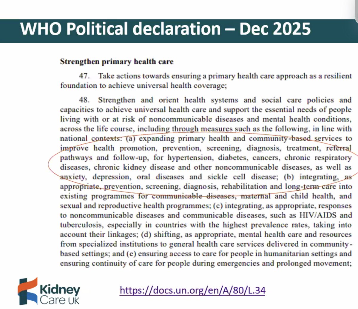 myadla's tweet photo. @ISNkidneycare @worldkidneyday #ThisisISN
#WKD2026
FionaLoud speaking on milestone #WHODeclaration
#CKDisapriority-Need to focus for early detection , prevention ..24 peopledying of CKD in a day in world
Enhancing SoMe campaign reg importance of kidneys
Sharing about community healthcheck