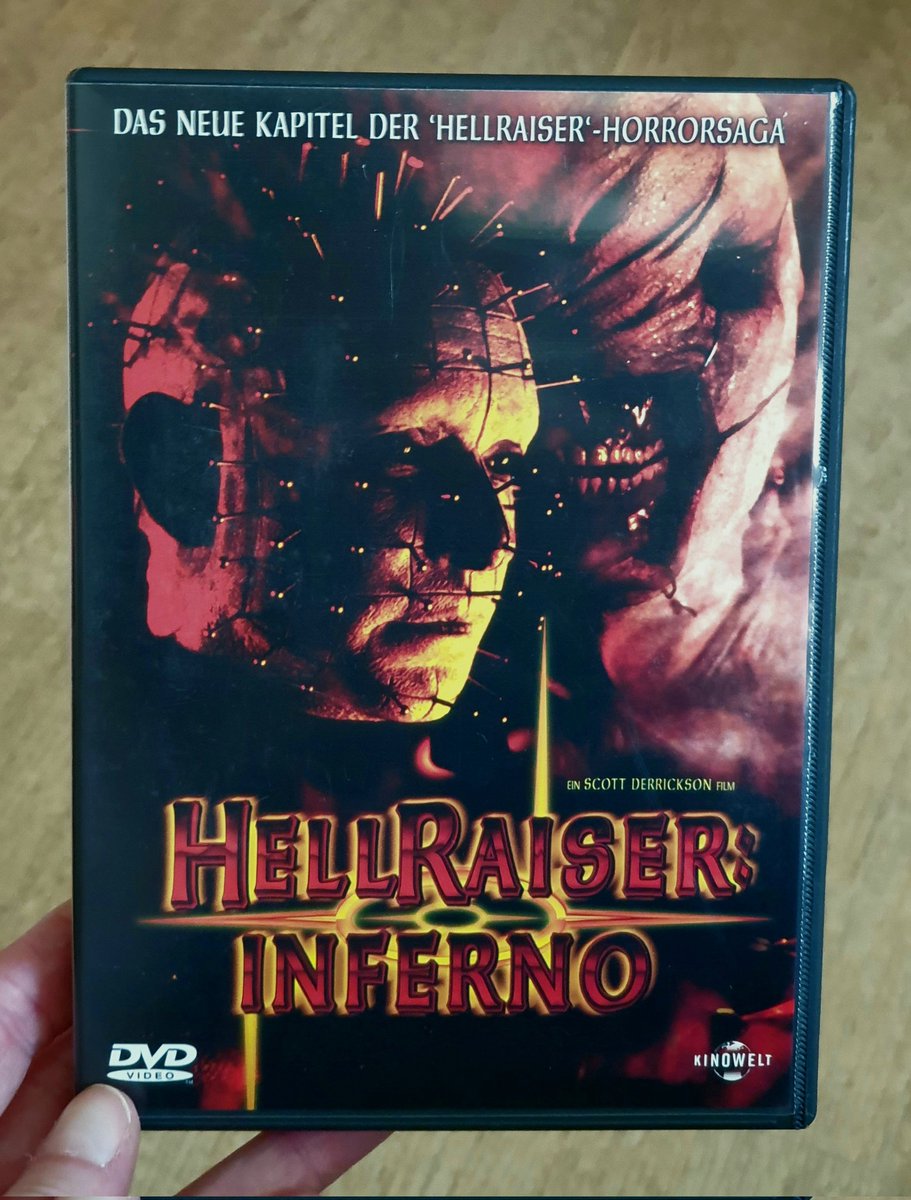 Just rewatched the (imo) great fifth part of #Hellraiser. 
#HellraiserInferno #DougBradley #ScottDerrickson