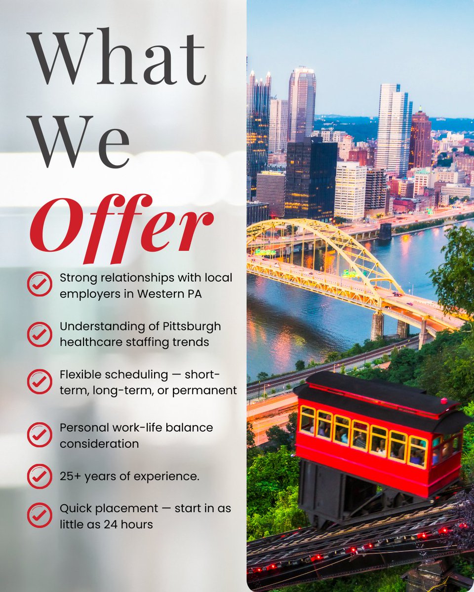 CynaMed's tweet photo. At CynaMed, we do staffing differently — because relationships matter.

📞 Call or text 412-325-3420 to get started today. https://t.co/MI6NYEa7my