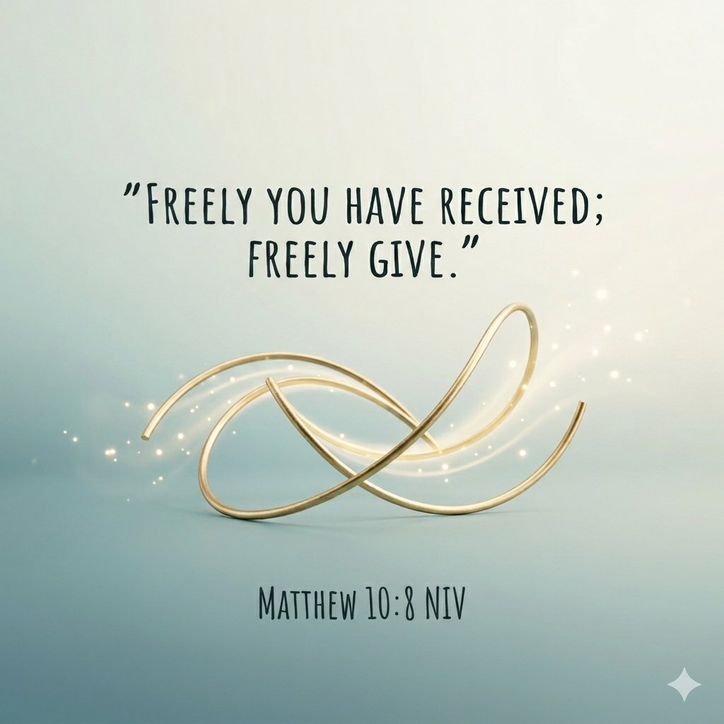 ”Freely you have received; 
freely give.”
Matthew 10:8 NIV

#gratitude #generosity #givingback #lent #faith