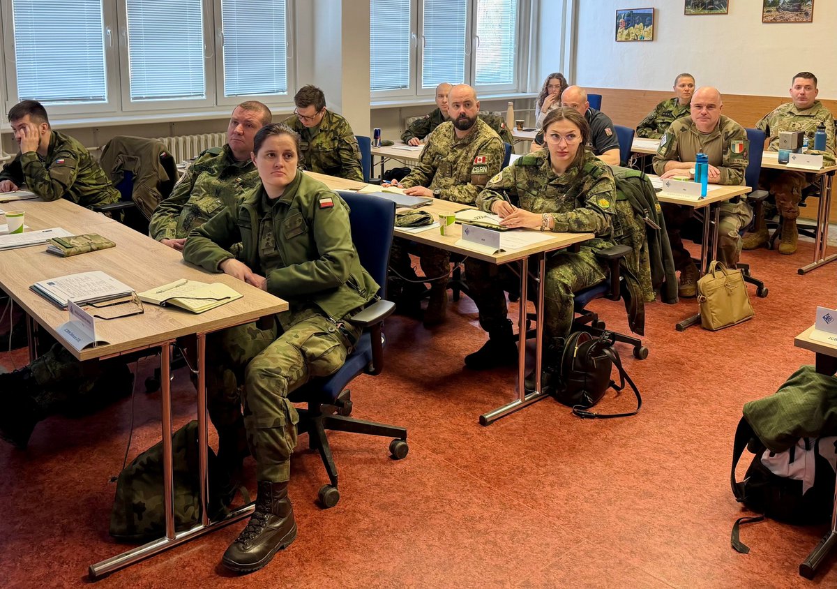 jcbrncoe's tweet image. Day 1⃣ of our Warning and Reporting Centre Management Course 🌍
13 participants exploring W&amp;amp;R, sharing experiences, bringing different points of view, and building the foundation for stronger CBRN readiness and informed decision-making.
#CBRN #WandR #Course #Defence #Security