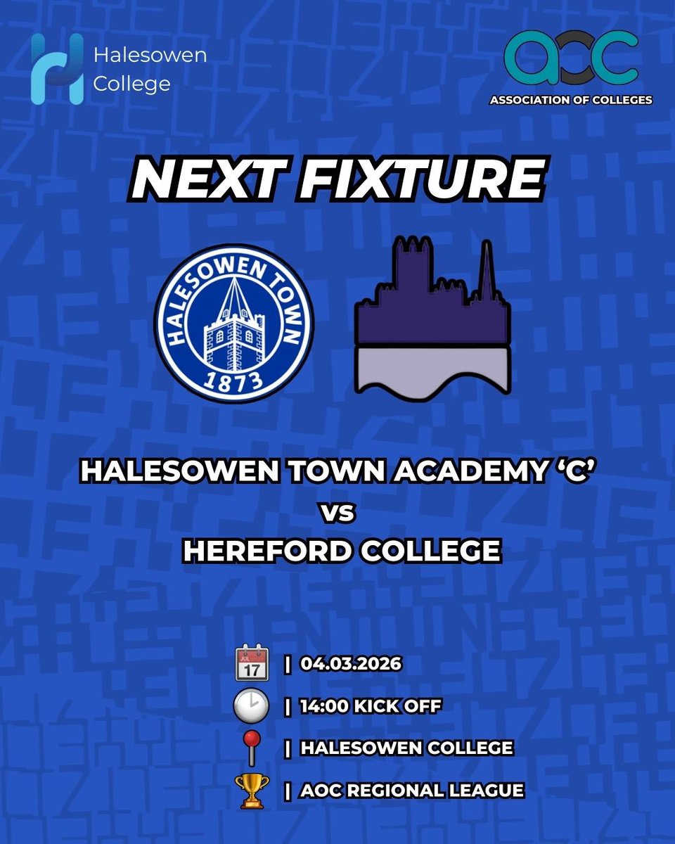 Two fixtures today as our B team travel to NSCG College while our C team host Hereford College! 👊🏻

Go well lads! 💙

#UpTheYeltz | #FootballAcademy