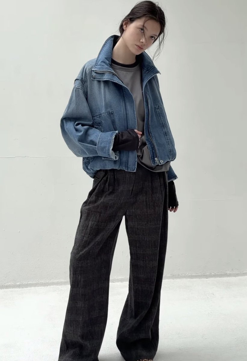 LE CIEL BLEUウォッシュデニムブルゾン 近日発売予定のLE CIEL BLEUのデニムジャケット、かなりSaint Laurent
