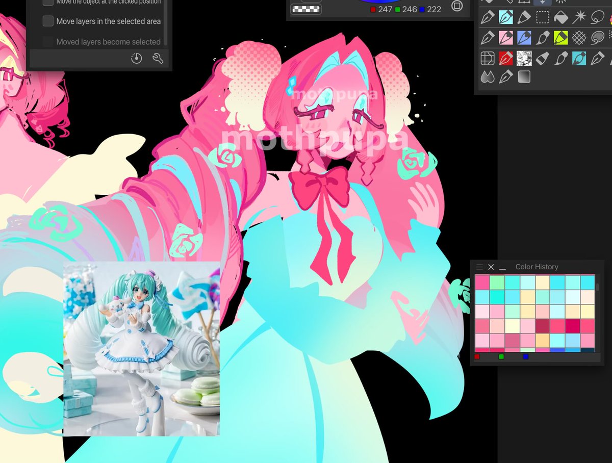 merch being manufactured! tweet media