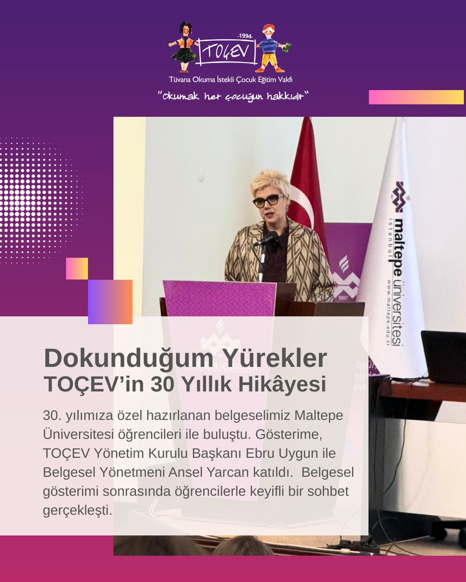 TOÇEV tweet media