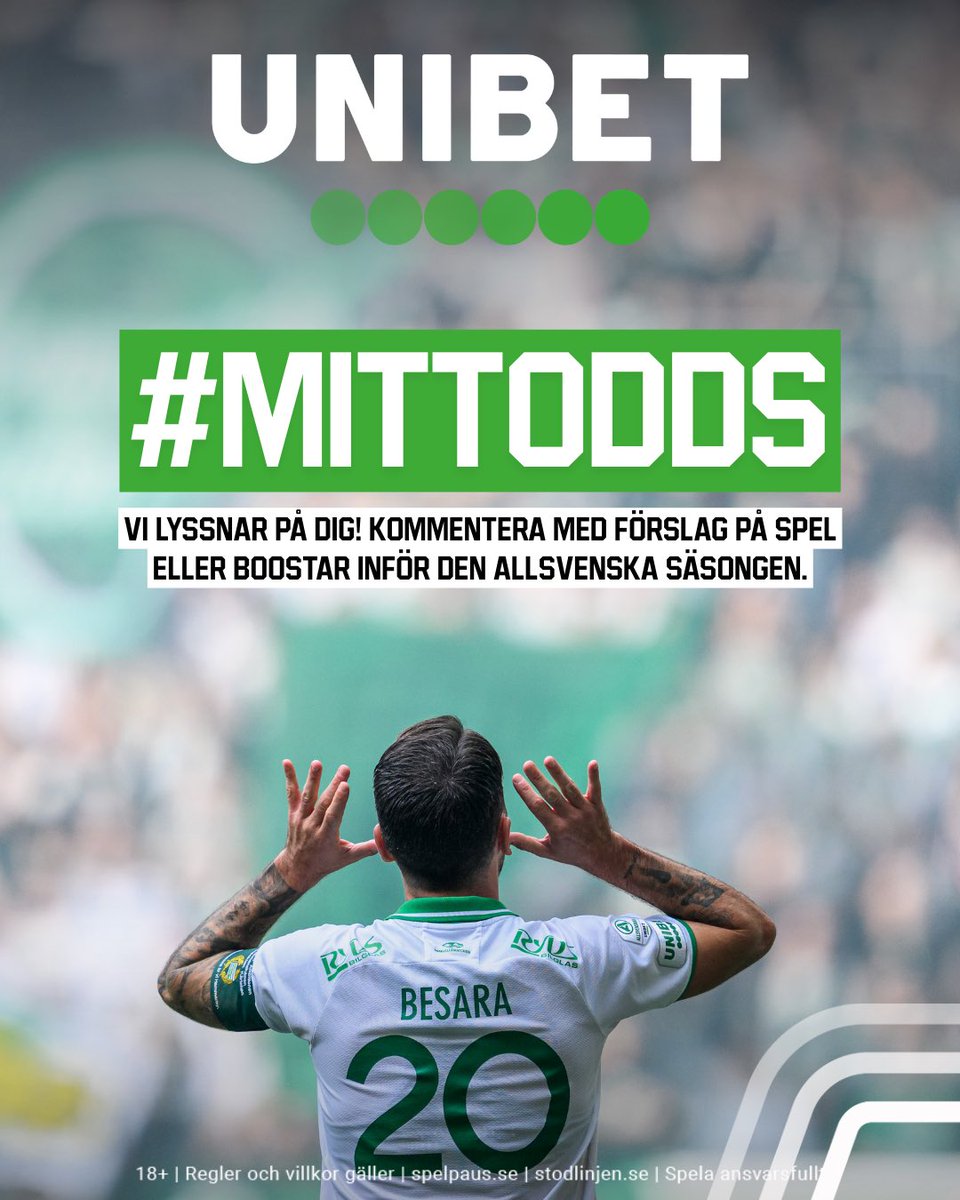Unibet_Sverige's tweet photo. I dag är det en månad kvar till den allsvenska premiären! Vi vill gärna ha in dina förslag på långtidsspel eller boostar inför starten. Skriv en kommentar så ska vi göra vad vi kan för att få upp spelen på sajten #MittOdds https://t.co/PljOU4mYHh