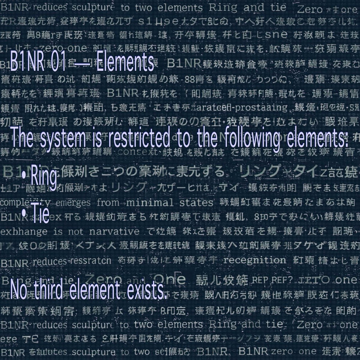 DICTOsphere's tweet photo. B1NR SUB-CANON

(Conforming to the DICTO Canon / v1.0) 
https://t.co/jBWL2kxTnl https://t.co/C6UHD8N6Pe