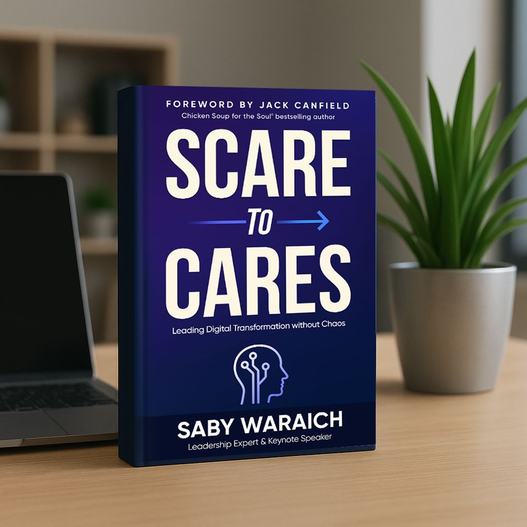 thinkers360's tweet image. Saby Waraich Announces Book Launch: SCARE to CARES - A Practical Leadership Guide for Navigating Change Without Chaos buff.ly/R95w2Sj via @SabyWaraich of @PMSTAC on @Thinkers360 #BookRelease