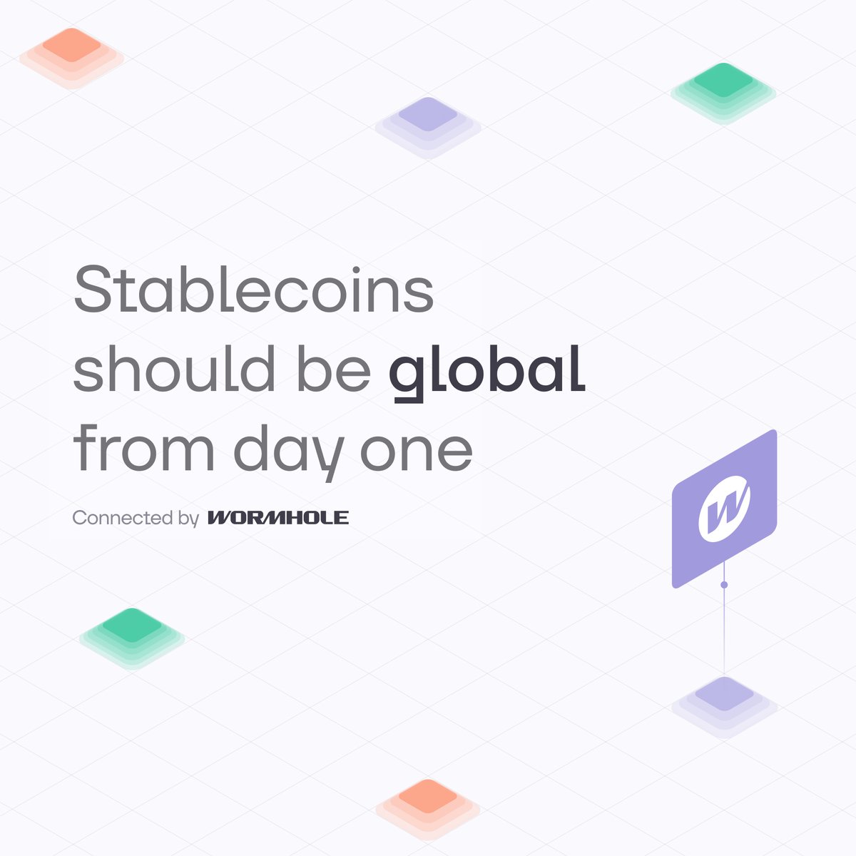 wormhole's tweet photo. Stablecoins should not fragment as they scale.

Wormhole’s NTT standard ensures consistent behavior, unified liquidity and issuer controls across chains. https://t.co/xuEdRu0eQ4