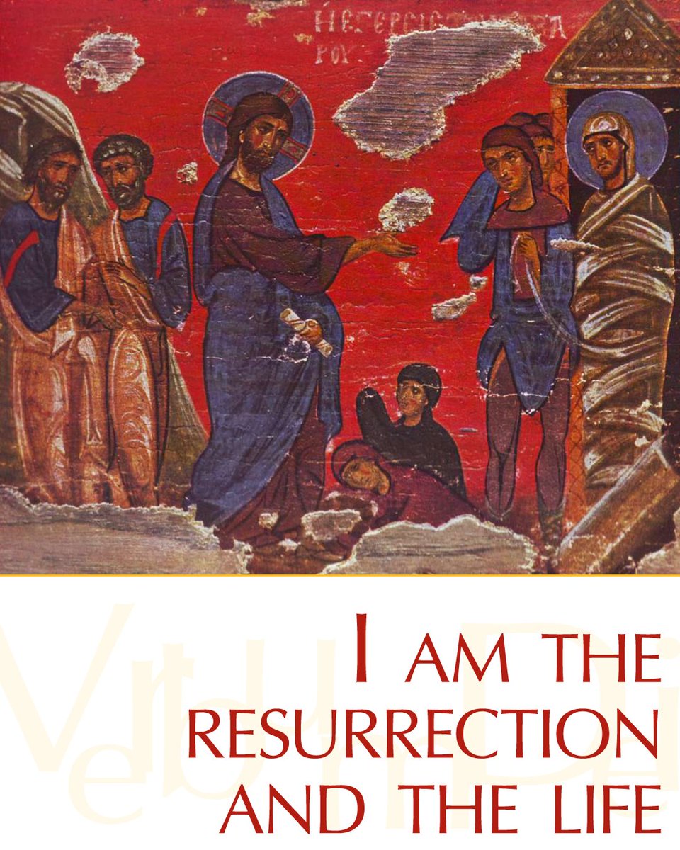 VaticanNews's tweet image. Gospel of the Day (John 11,1-45)

[...] Now Jesus loved Martha and her sister and
Lazarus.
So when he heard that he was ill, he remained for two
days in the place where he was.
Then after this he said to his disciples, "Let us go back
to Judea."
The disciples said to him, "Rabbi,