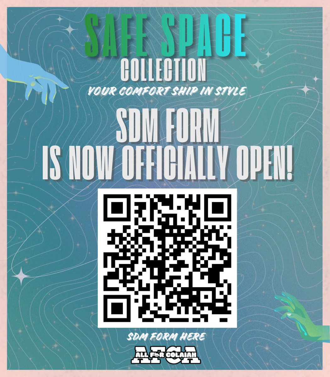 _allforcolaiah's tweet photo. It's your time to give kilig to others π₯³
Our SDM is now officially open for our Safe Space Collectionβ¨ Just scan the QR code to make your Ramen Bestie happy π«Ά
Thank you so much for all the support and love! πππ©΅
#SafeSpaceCollection
#AllForCOLAIAH