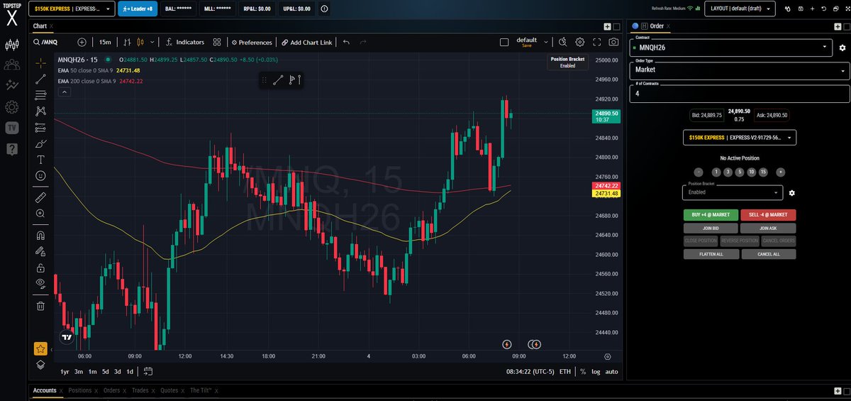 gocholive's tweet photo. Mucha gente piensa que un fondeo
es una cuenta de $50K o $100K.
Pero la realidad es otra:

lo único que realmente puedes perder
es el drawdown permitido.

Si no entiendes eso,
nunca vas a gestionar bien el riesgo

No es $50k son $2,000
No es $100K son $3,000
No es $150K son $4,500