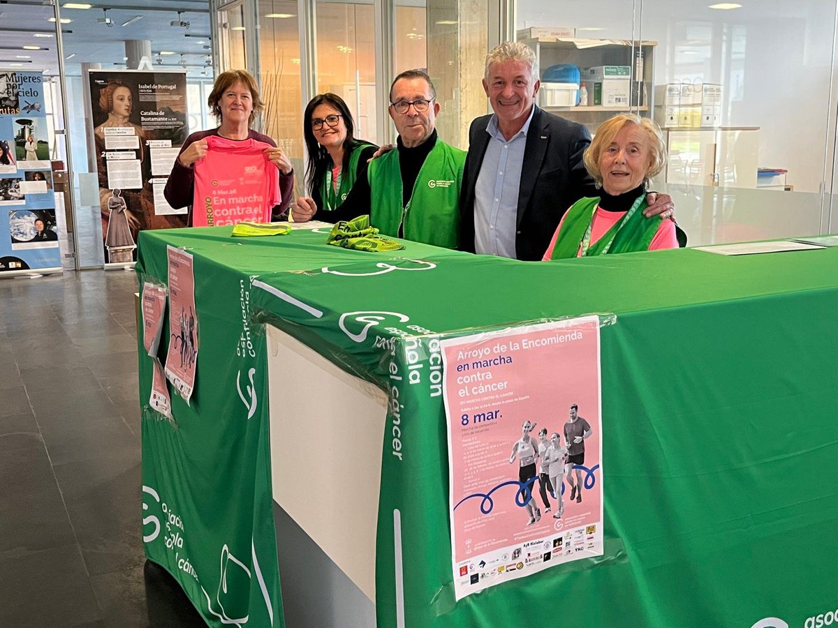 La Marcha contra el Cáncer nos une como municipio para apoyar la investigación y a quienes luchan contra esta enfermedad

En Arroyo sabemos caminar juntos para lograr grandes objetivos. Os animo a participar y a llenar nuestras calles

¡Nos vemos el domingo en la Plaza de España!