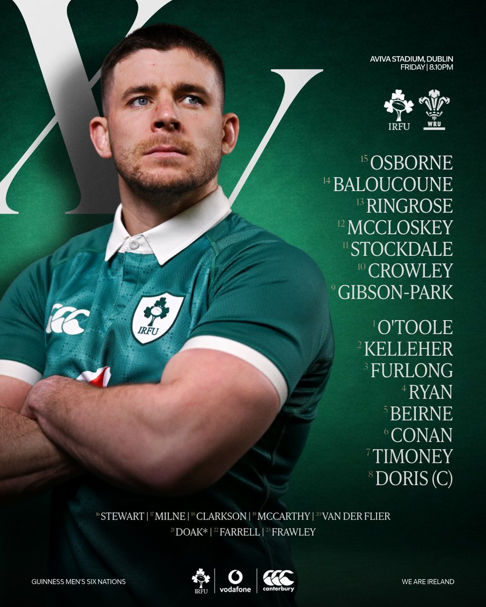 Irish Rugby tweet media