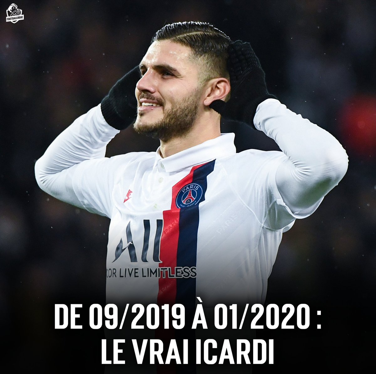 On s'en souvient assez peu vu la suite, mais Mauro Icardi était 𝗧𝗘𝗟𝗟𝗘𝗠𝗘𝗡𝗧 𝗙𝗢𝗥𝗧 𝗔̀ 𝗦𝗢𝗡 𝗔𝗥𝗥𝗜𝗩𝗘́𝗘 𝗔𝗨 𝗣𝗦𝗚 à l'été 2019 ! 🥵🇦🇷

𝙎𝙚𝙨 𝟱 𝙥𝙧𝙚𝙢𝙞𝙚𝙧𝙨 𝙢𝙤𝙞𝙨 𝙟𝙪𝙨𝙦𝙪'𝙚𝙣 𝙟𝙖𝙣𝙫𝙞𝙚𝙧 𝟮𝟬𝟮𝟬 :

❌ Strasbourg
❌ Real Madrid
⚽️ Galatasaray
⚽️