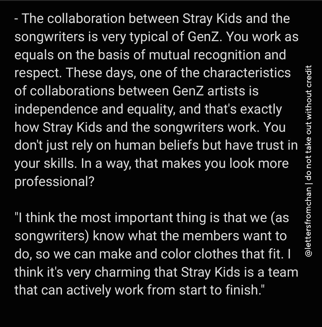versachoi has been working with 3racha and skz since clé miroh, he Respects skz as producers and artists and you can tell how much they enjoy working together like at this point he's the 9th honorary stray kids' member