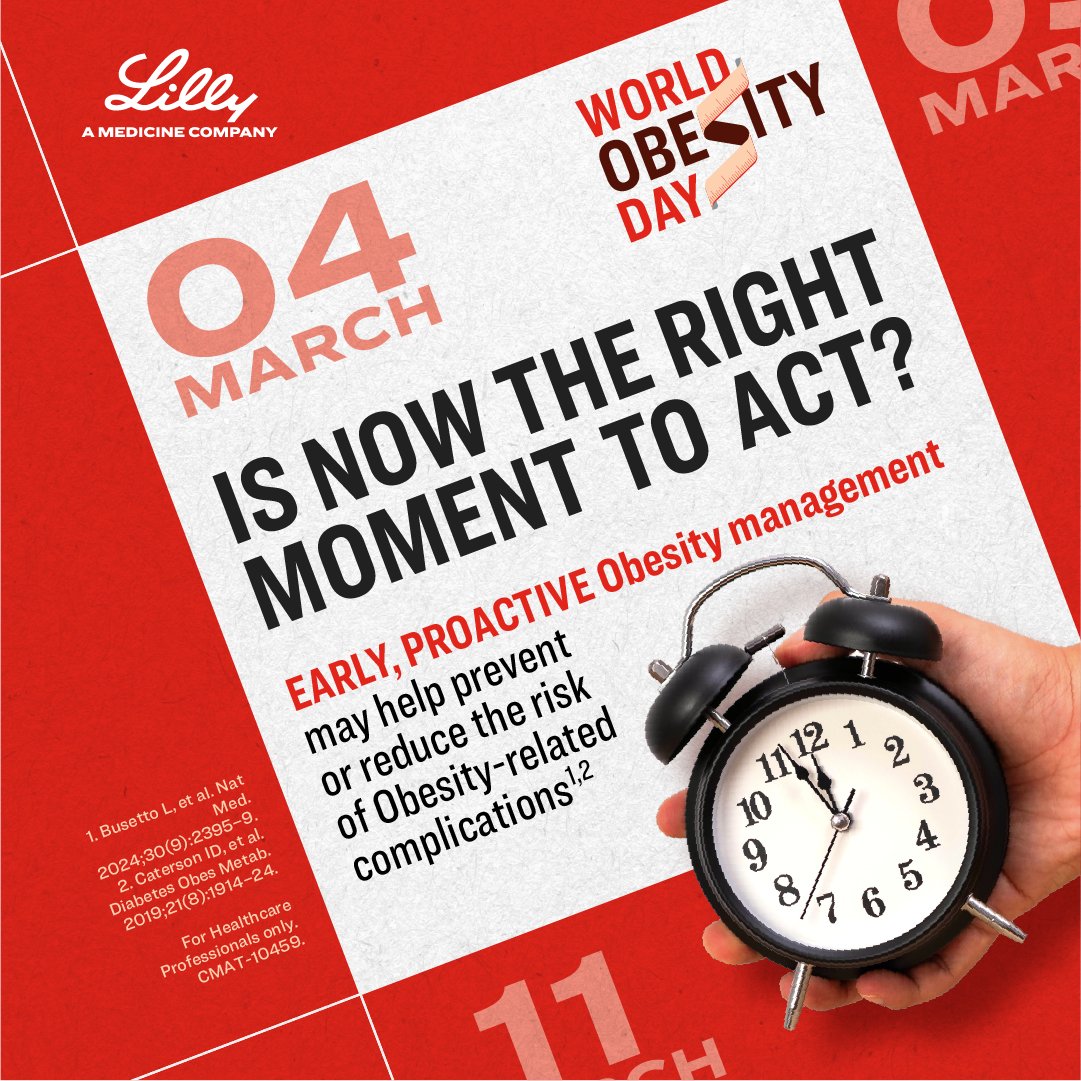 Lilly Obesity International tweet media