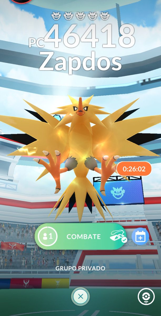 Sword__Tail's tweet photo. Zapdos raid now!
7769 8002 8887
Please be online or you will not get invited! #PokemonGO #PokemonGoRaids https://t.co/rTFFbkqrGU