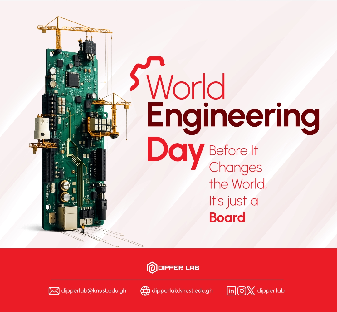 dipperlabknust's tweet photo. 📌Behind every breakthrough are the engineers who turn questions into solutions.
Happy World Engineering Day from the DIPPER Lab team.
#WorldEngineeringDay #EngineeringImpact #DIPPERLab #InnovationInAction https://t.co/HF54ixBMng