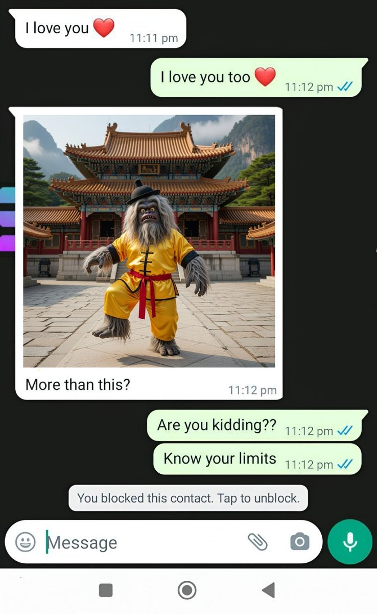 Know your limits 🤣

$Woo