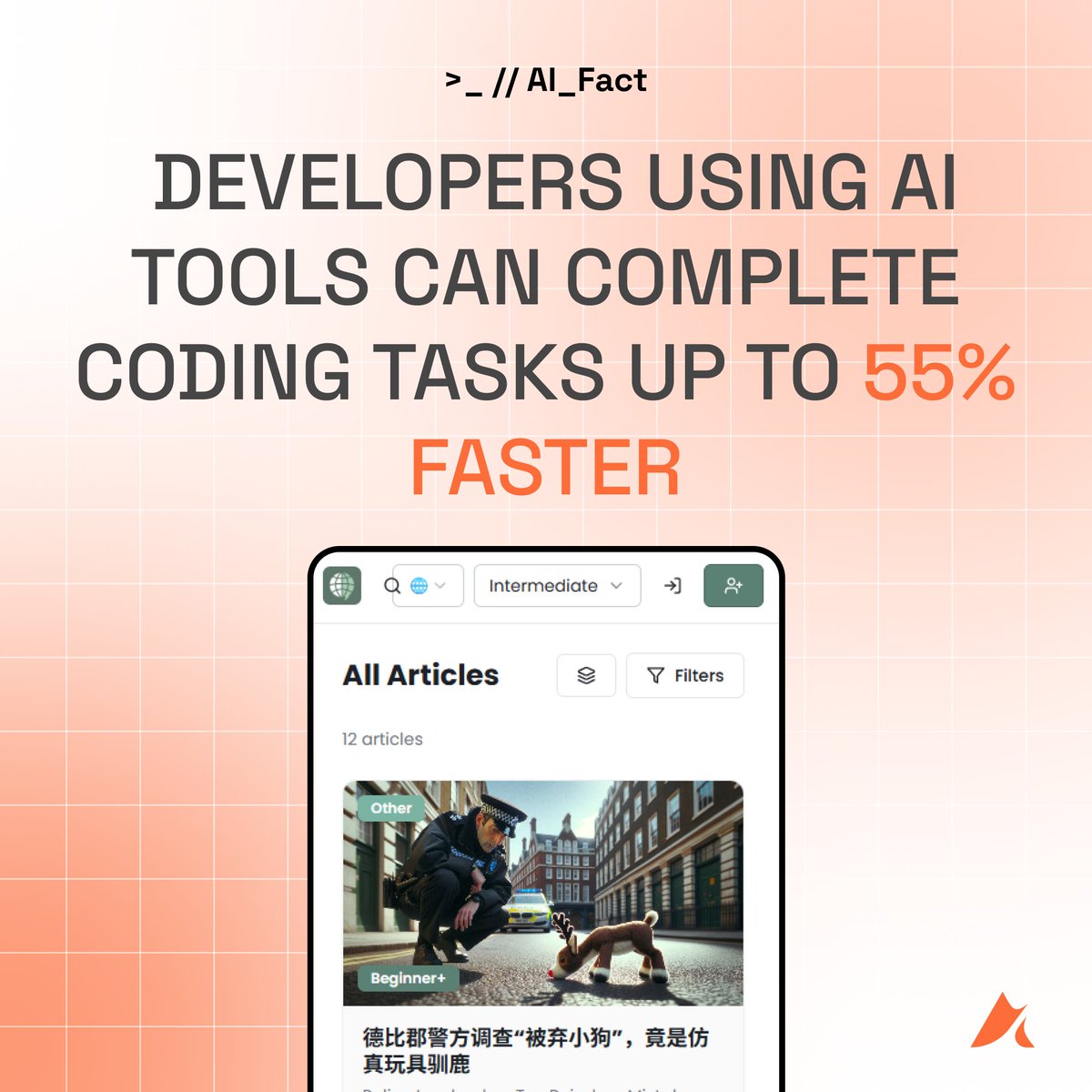 atomicdlabs's tweet photo. AI is transforming how websites are built.

Developers using AI tools can complete coding tasks up to 55% faster, allowing teams to focus on strategy and UX.

At Atomic Digital Labs, we build high-performing digital experiences with intelligent technology. https://t.co/qlnEgSkNRy