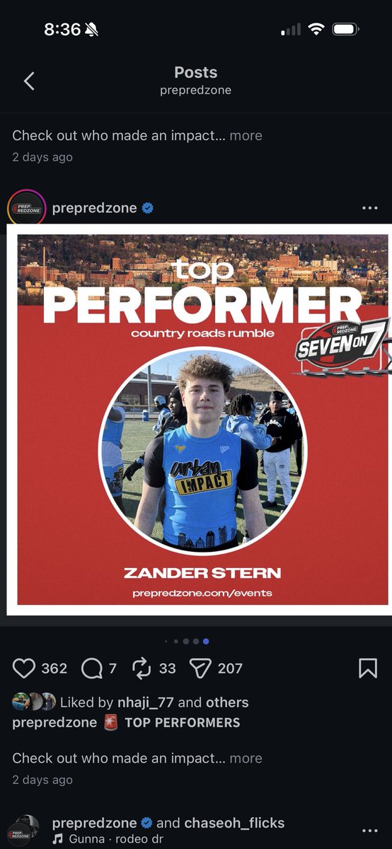 ZanderStern5's tweet photo. Great tournament in West Virginia!!! Came home with the championship!!! @CoachABowden @CRU7v7 @Jummers_32 @PrepRedzone https://t.co/r8Am544OO6