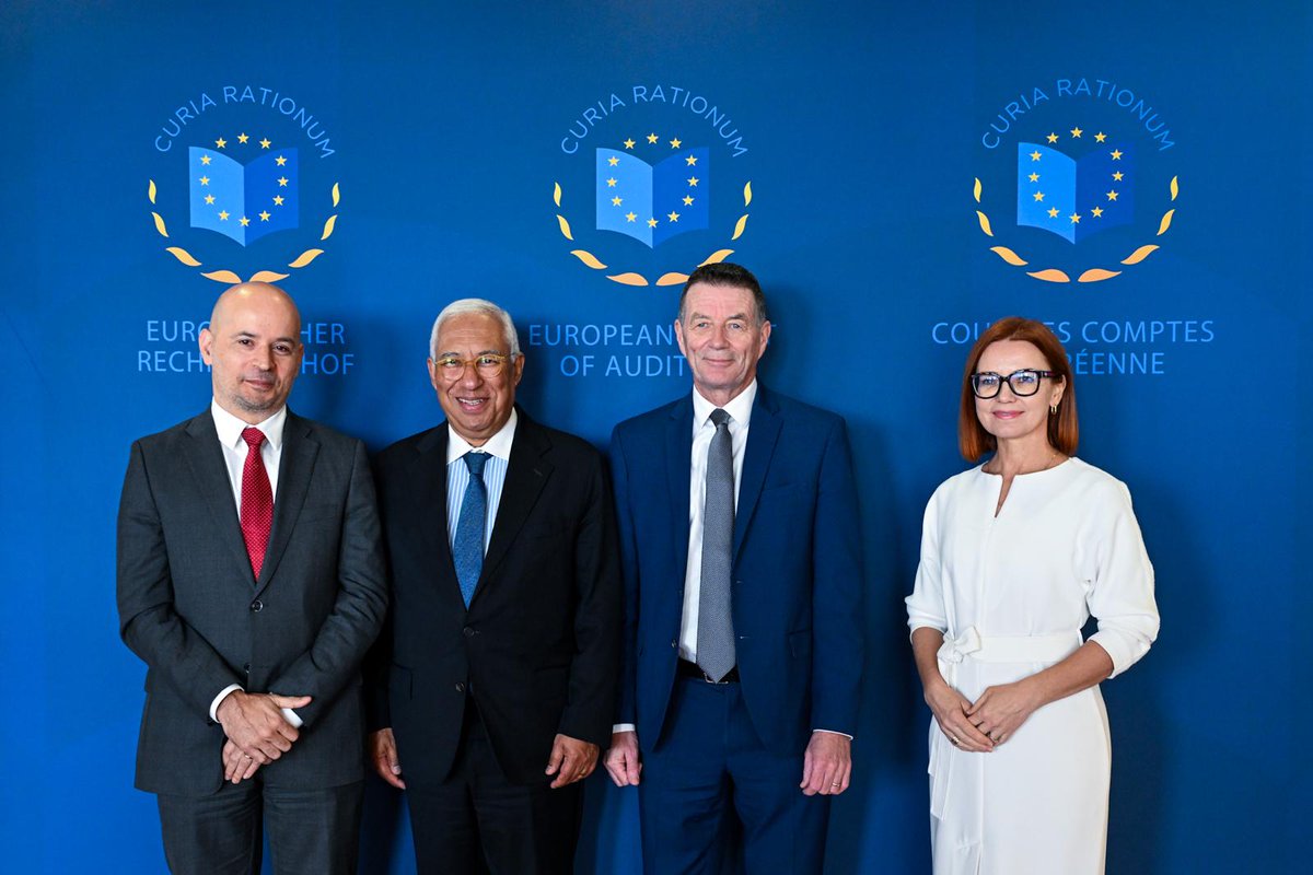 eucopresident's tweet photo. The Court of Auditors plays an important role in improving the accountability and transparency of the EU, and deepening citizens’ trust. 

Thank you President @TonyMurphyECA @EUauditors for your welcome today. https://t.co/JGGjFbwO7A