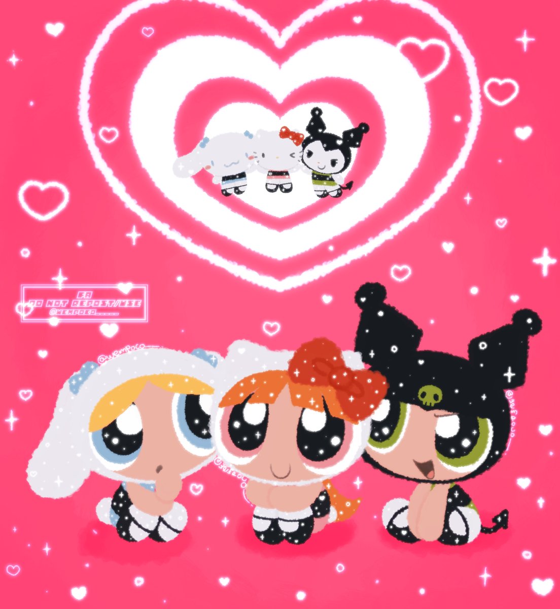 💖HELLOKITTY × POWERPUFFGIRLS💖