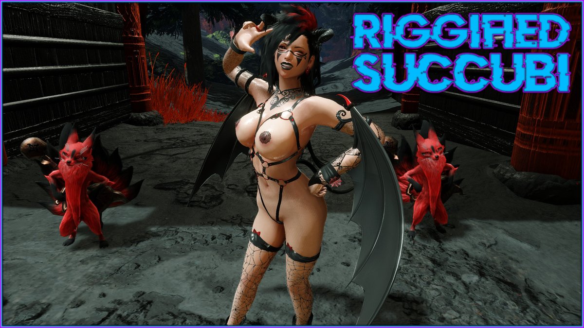 Nekomods's tweet photo. #MHRise #MonsterHunterRise #Mods #MHRSB
New #MHR Mod is Up on #Nekomods!      
👚 Riggified Succubi 👚
• https://t.co/zFXnKTQMCz
Enjoy ^w^ https://t.co/f6hWQcPlbS